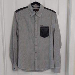 GUESS Stripped Men's Casual Dress Shirt